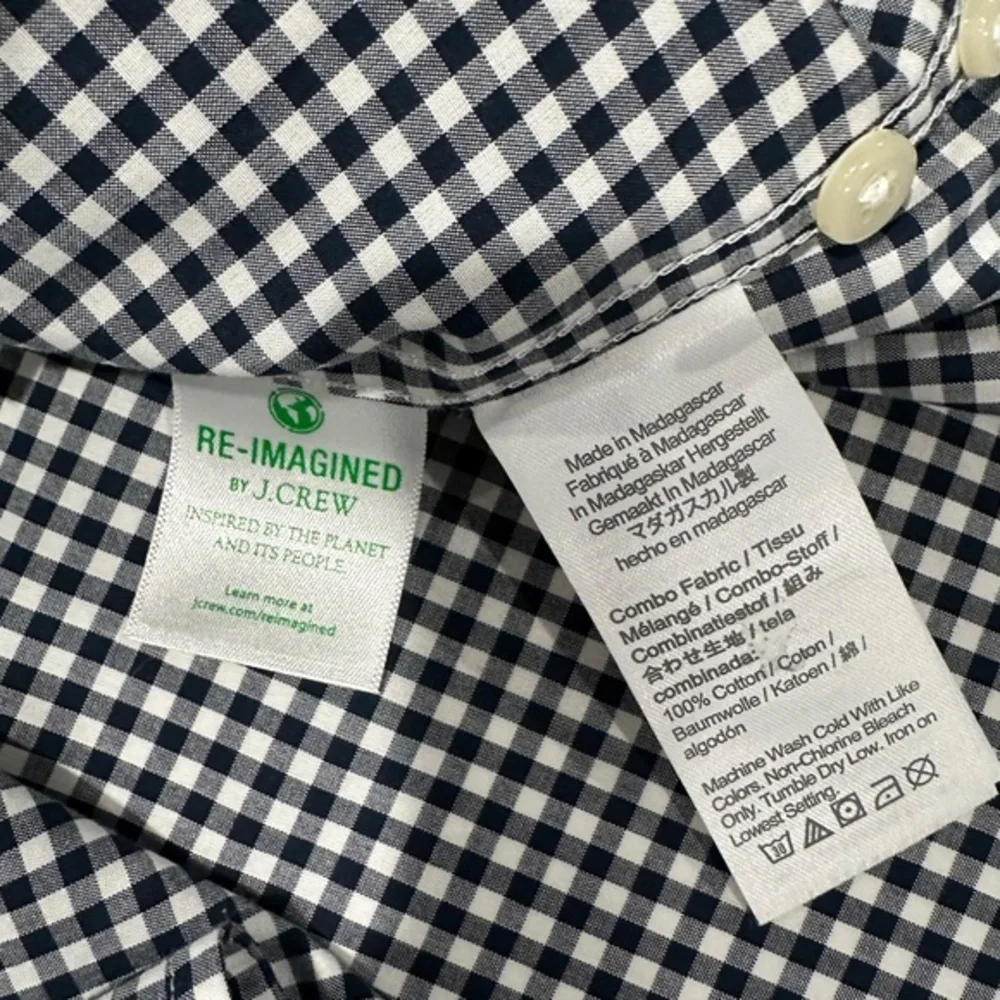 J Crew Plaid‎ Shirt - Size M.